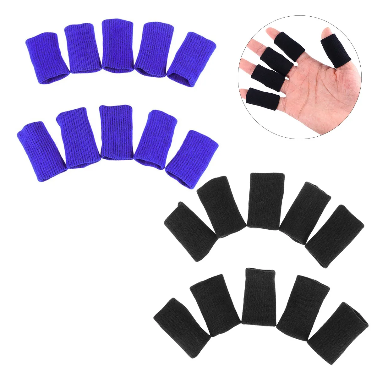 20Pcs Finger Protection Sleeves Breathable Elastic Finger Support Braces for Arthritis Pain Relief Sports Recovery
20Pcs Finger Protection Sleeves Breathable Elastic Finger Support Braces for Arthritis Pain Relief Sports Recovery