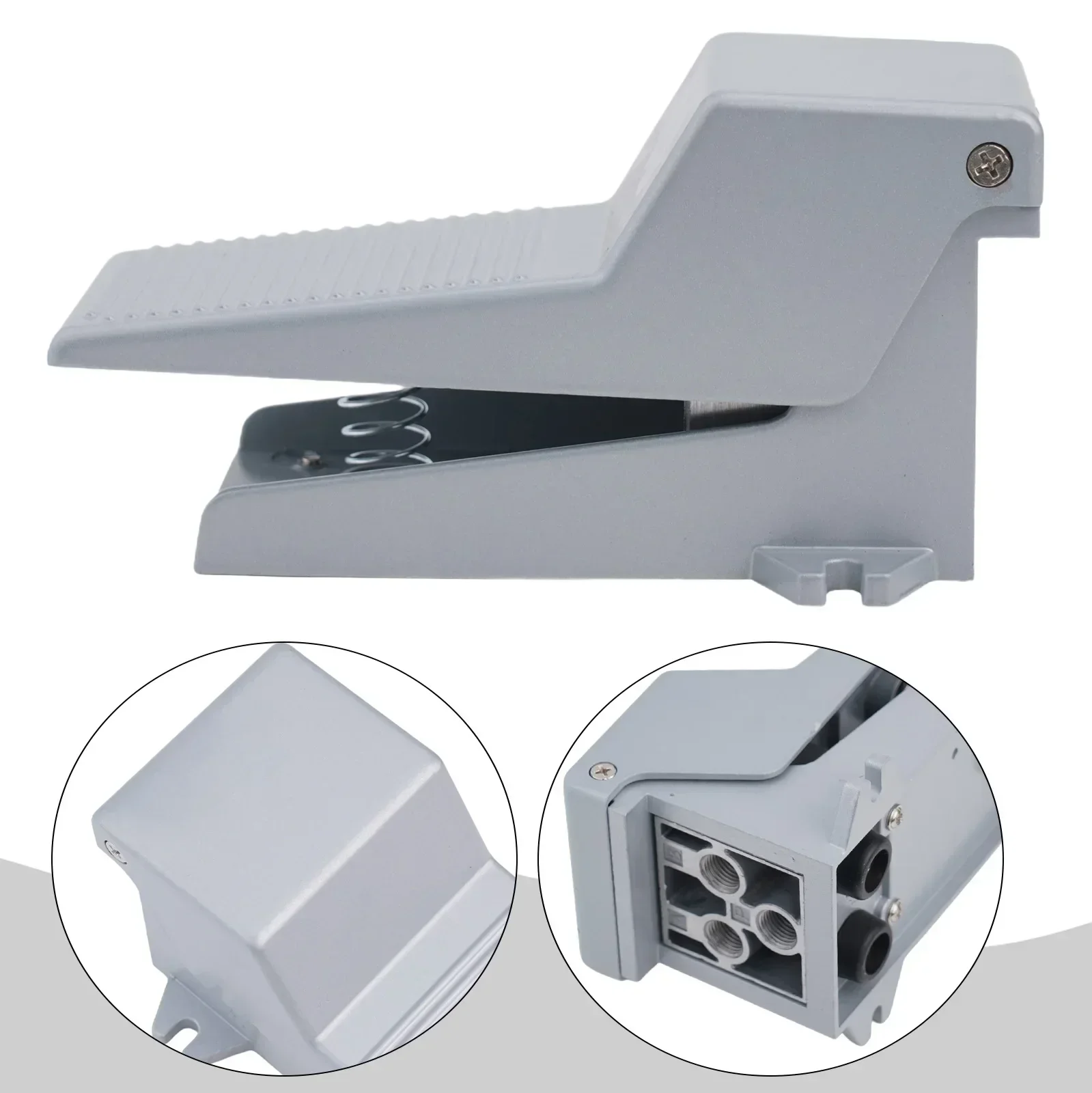 Pneumatic Foot Pedal Valve For Precise Pressure Control 5Way 2Position Foot Valve Pneumatic Foot Switch Aluminum
Pneumatic Foot Pedal Valve For Precise Pressure Control 5Way 2Position Foot Valve Pneumatic Foot Switch Aluminum