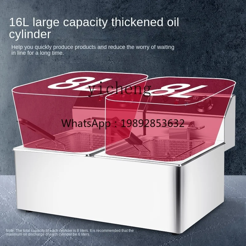Deep Frying Pan Commercial Stall Single Cylinder Fried String Machine Coal Gas Fryer Electrical Twin-Tank Frying Oven
Deep Frying Pan Commercial Stall Single Cylinder Fried String Machine Coal Gas Fryer Electrical Twin-Tank Frying Oven