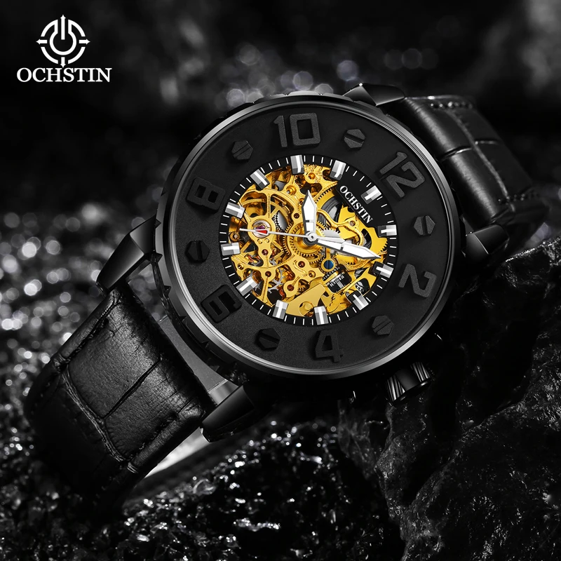 Мужские наручные часы OCHSTIN Master Series с кожаным ремешком, водонепроницаемые, механические, класса люкс, классический стиль
Мужские наручные часы OCHSTIN Master Series с кожаным ремешком, водонепроницаемые, механические, класса люкс, классический стиль