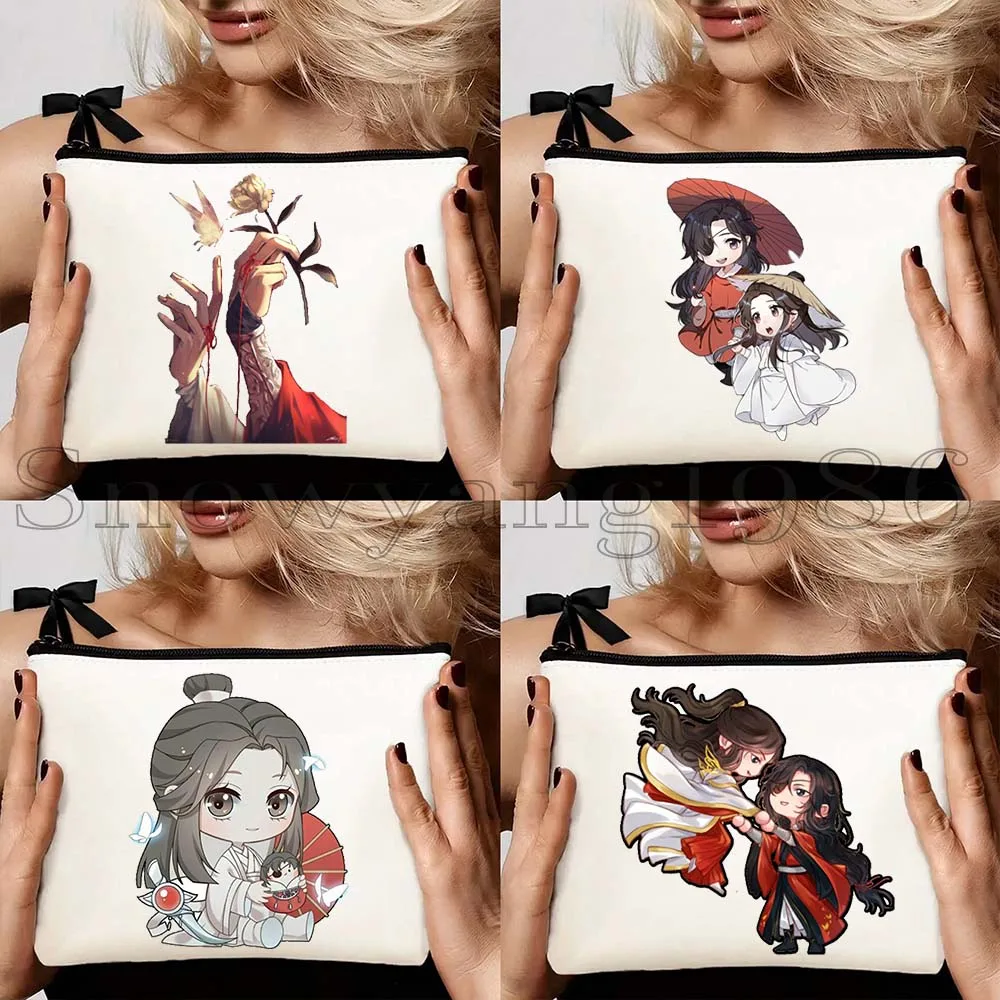 4pcs HuaLian TGCF Tian Guan Ci Fu Heavenly Blessing Xie Lian Quotes Hua Cheng San Lang Canvas Cosmetic Makeup Bag Case Pouch
4pcs HuaLian TGCF Tian Guan Ci Fu Heavenly Blessing Xie Lian Quotes Hua Cheng San Lang Canvas Cosmetic Makeup Bag Case Pouch