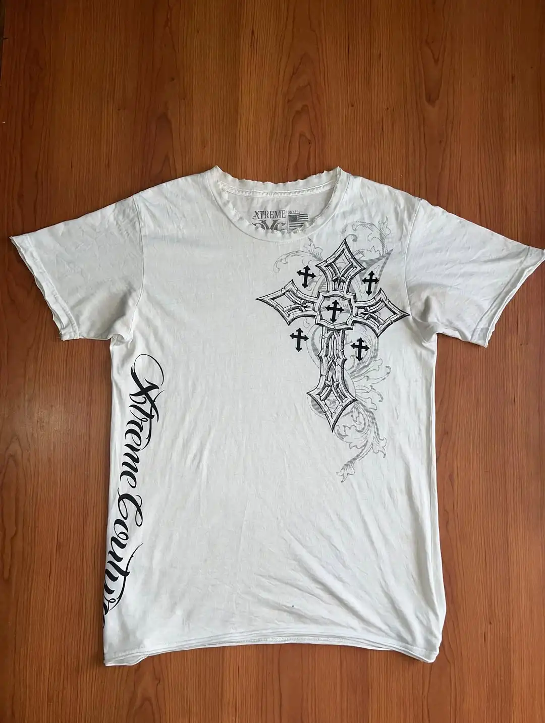 American Vintage Gothic Printed T-shirt Street New Hip Hop Fashion Pure Cotton Top Men Trend Harajuku Casual Loose Short Sleeves
American Vintage Gothic Printed T-shirt Street New Hip Hop Fashion Pure Cotton Top Men Trend Harajuku Casual Loose Short Sleeves