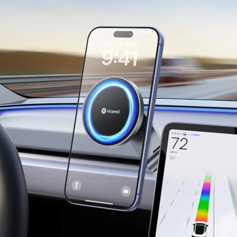 Tesla Phone Mount Strongest Magnet Power Foldable Hidden Tesla Phone Holder Fit for All Phone, Tesla Model 3 Model Y for MagSaf
Tesla Phone Mount Strongest Magnet Power Foldable Hidden Tesla Phone Holder Fit for All Phone, Tesla Model 3 Model Y for MagSaf