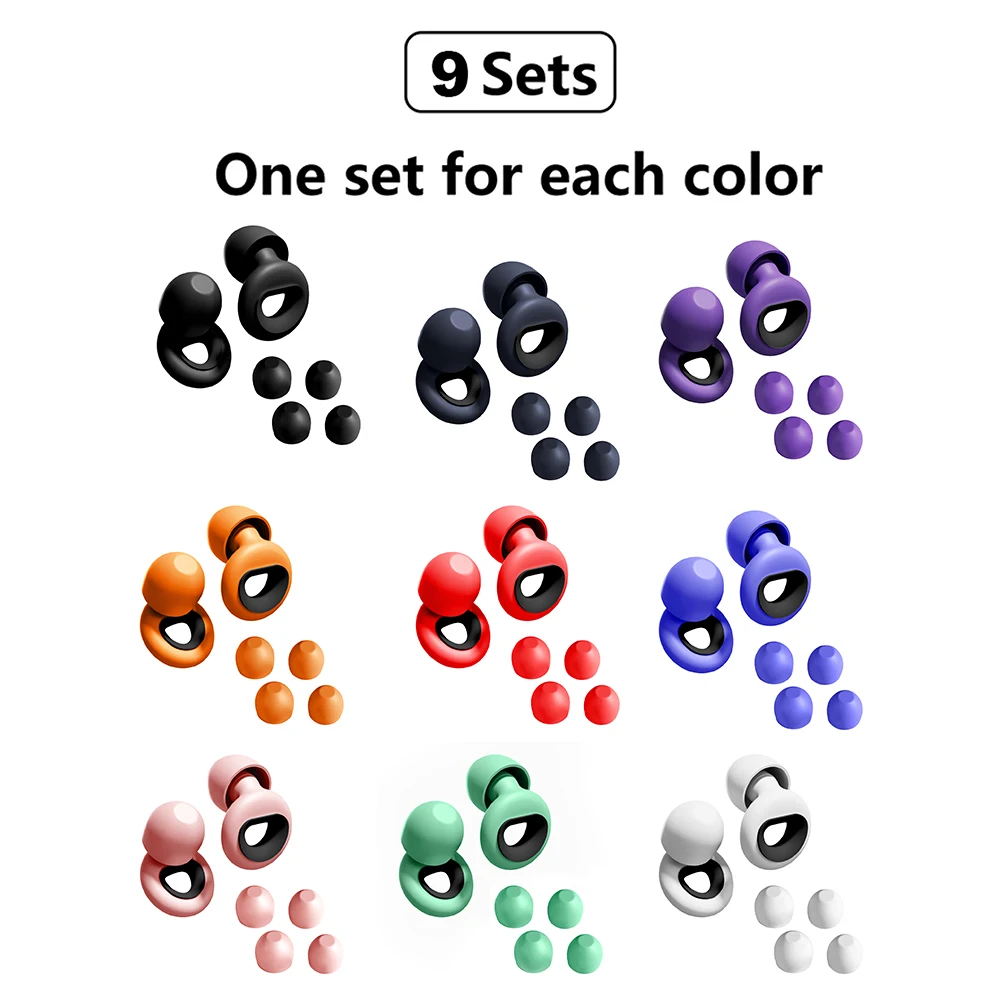 HUAK Soft Silicone Reusable Ear Plugs Noise Cancelling Hearing Protection for Sleeping And Swimming,8 Ear Tips in XS/S/M/L
HUAK Soft Silicone Reusable Ear Plugs Noise Cancelling Hearing Protection for Sleeping And Swimming,8 Ear Tips in XS/S/M/L