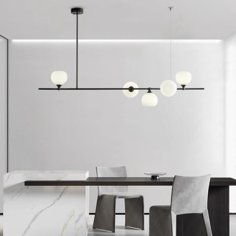 Nordic Long Line Copper Minimalist Led Ceiling Chandelier Glass Ball Design for Living Dining Room Hallway Hanging Light Fixture
Nordic Long Line Copper Minimalist Led Ceiling Chandelier Glass Ball Design for Living Dining Room Hallway Hanging Light Fixture