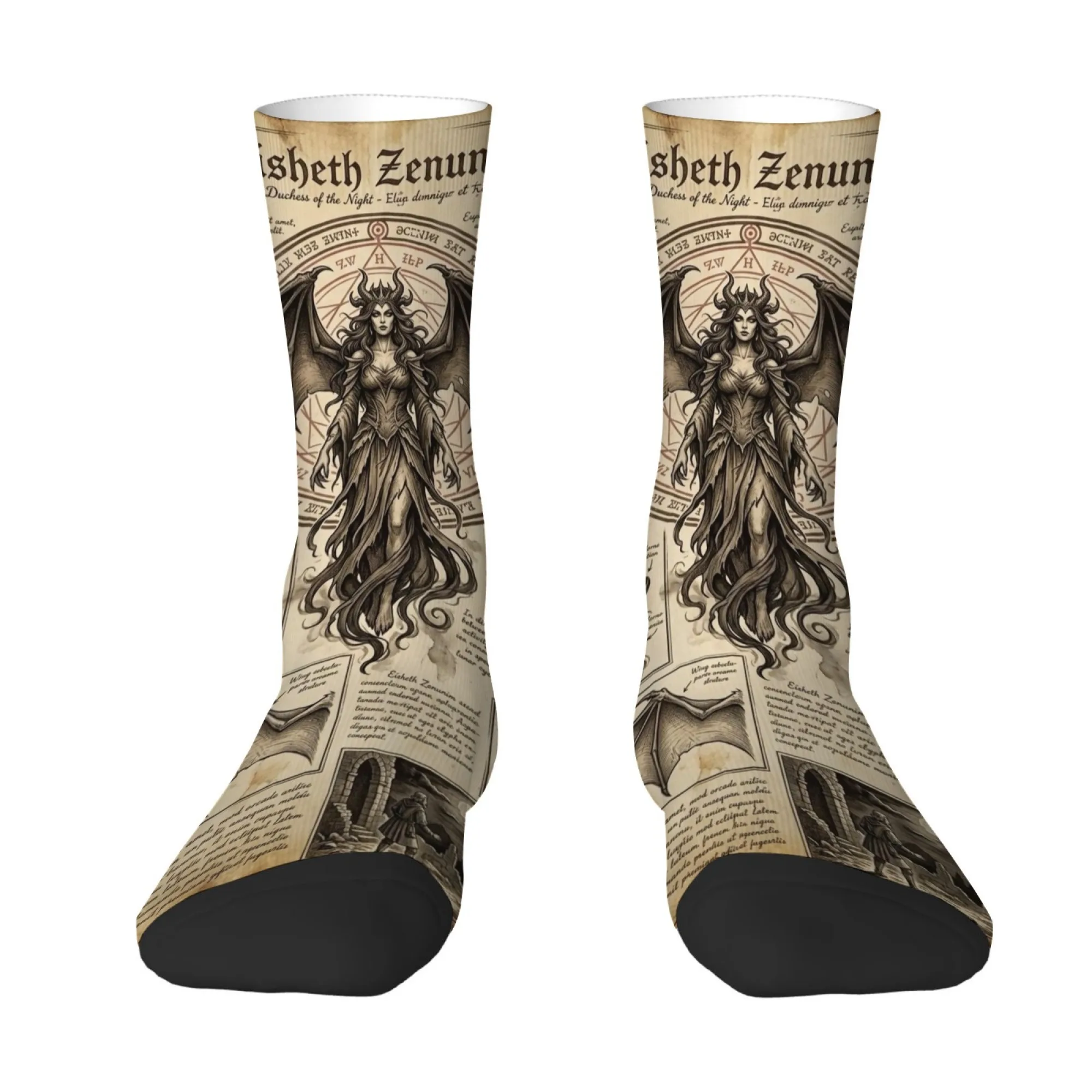 Retro Newspaper Goddess Pattern Men's Socks Breathable and Comfortable Socks Street Harajuku Style Fun Sports Outdoor Socks
Retro Newspaper Goddess Pattern Men's Socks Breathable and Comfortable Socks Street Harajuku Style Fun Sports Outdoor Socks