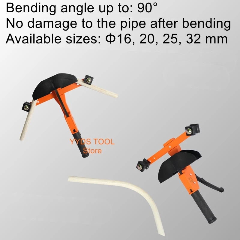 90 ° bend tube aluminum-plastic pipe bender is a necessary hardware tool for open installation of pipes
90 ° bend tube aluminum-plastic pipe bender is a necessary hardware tool for open installation of pipes