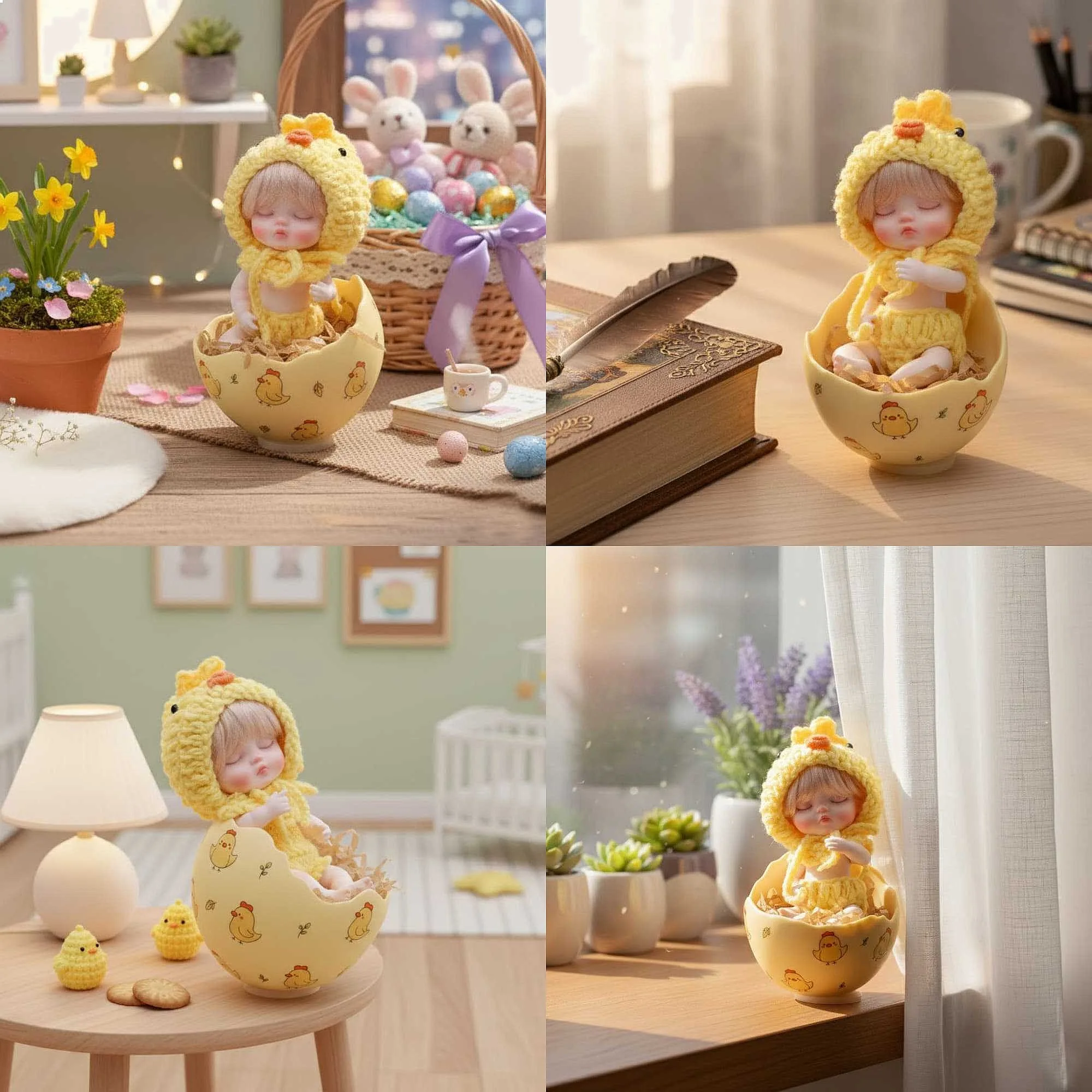 New Ceramic Cute Rabbit Ear Hairband Girl Doll Toy Ornament Holiday Gift
New Ceramic Cute Rabbit Ear Hairband Girl Doll Toy Ornament Holiday Gift