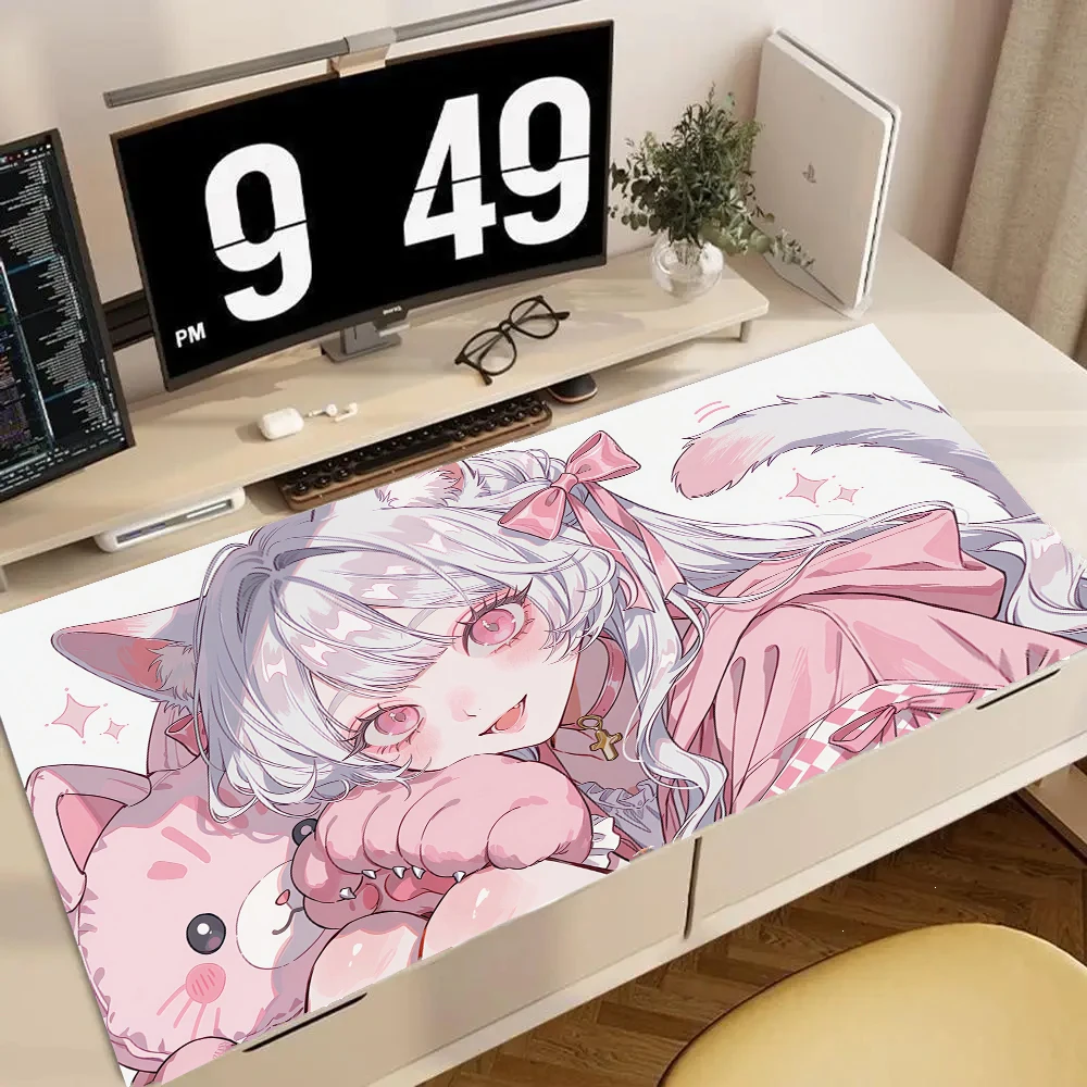 Коврик для мыши XXL с милым аниме-дизайном для девочек, игровой настольный коврик, большой коврик для клавиатуры, нескользящая резиновая основа для ноутбука и ПК
Коврик для мыши XXL с милым аниме-дизайном для девочек, игровой настольный коврик, большой коврик для клавиатуры, нескользящая резиновая основа для ноутбука и ПК