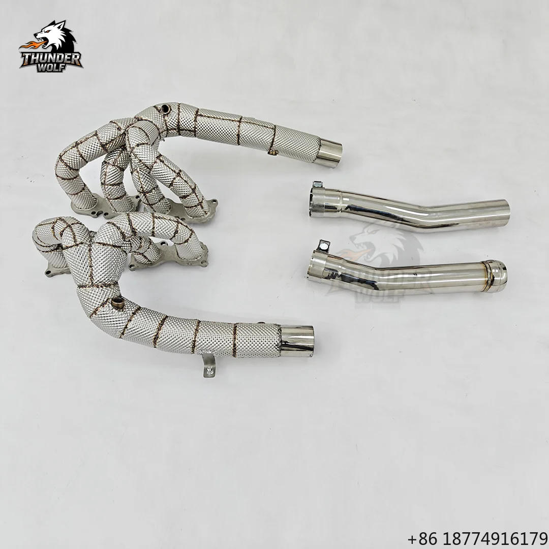 New Sport 6.2L M159 V8 Stainless Steel Header Manifold Exhaust Replacement for -SLS 304 Heat Wrap Downpipe
New Sport 6.2L M159 V8 Stainless Steel Header Manifold Exhaust Replacement for -SLS 304 Heat Wrap Downpipe