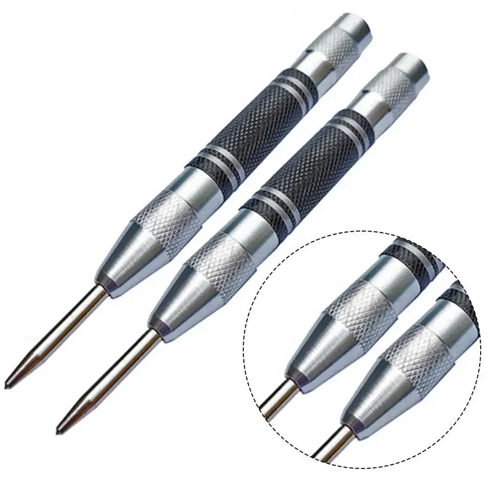 2PCS Automatic Centre Punch General Woodworking Metal Drills Adjustable Spring Loaded Automatic Punch-Tools For Metal Wood-Glass
2PCS Automatic Centre Punch General Woodworking Metal Drills Adjustable Spring Loaded Automatic Punch-Tools For Metal Wood-Glass