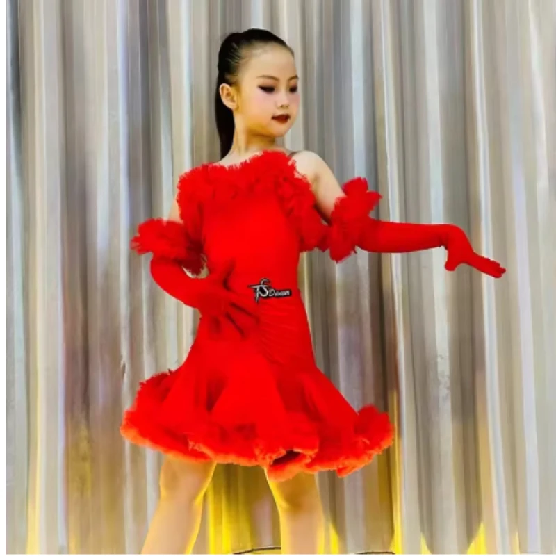 Teenager Chacha Samba Rumba Latin Dance Competition Dresses Girls Halter Latin Dance Dress Stage Performance Costumes
Teenager Chacha Samba Rumba Latin Dance Competition Dresses Girls Halter Latin Dance Dress Stage Performance Costumes