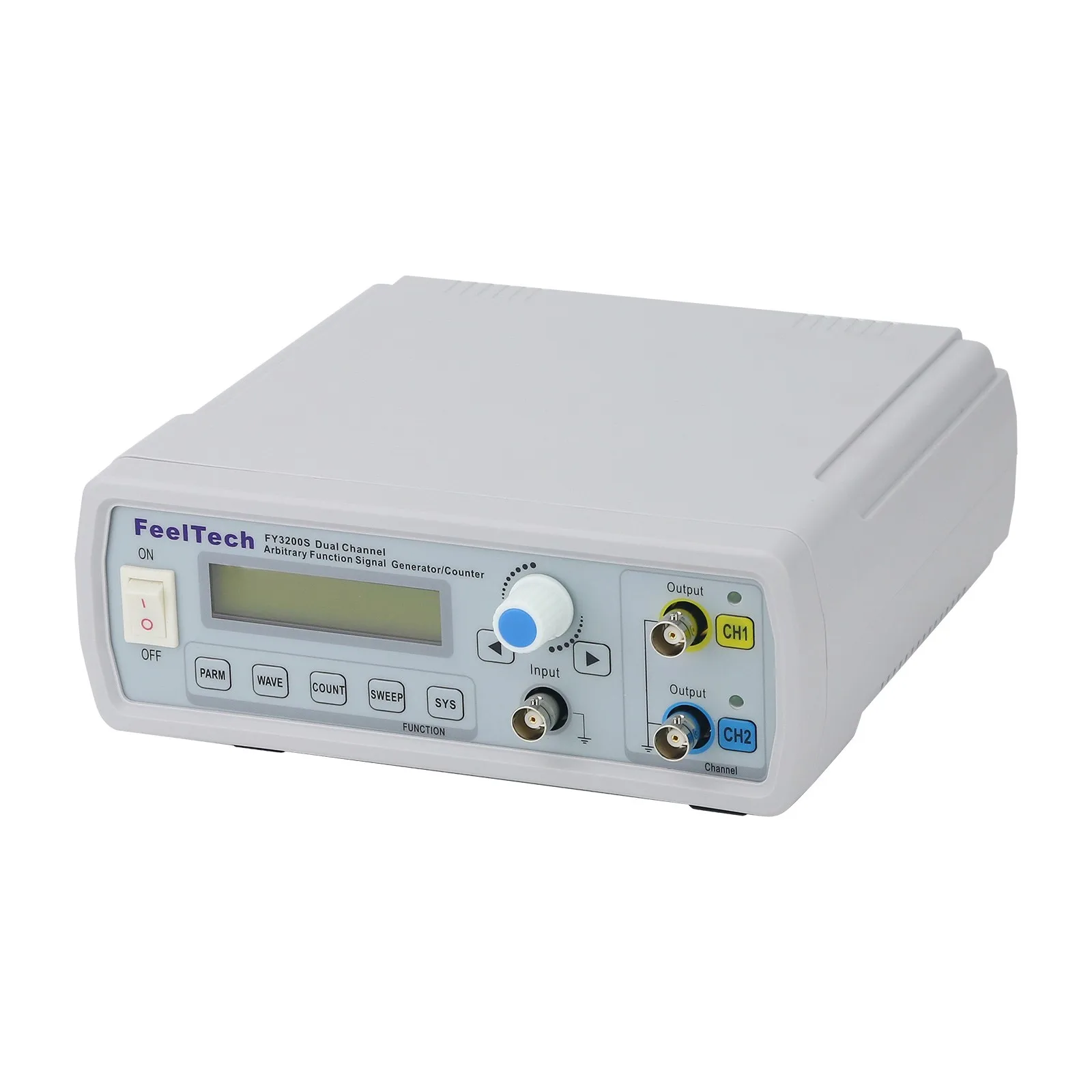 FY3200S 25MHz Dual Channel Arbitrary Waveform DDS Function Signal Generator 10mVpp-20Vpp Frequency Meter
FY3200S 25MHz Dual Channel Arbitrary Waveform DDS Function Signal Generator 10mVpp-20Vpp Frequency Meter