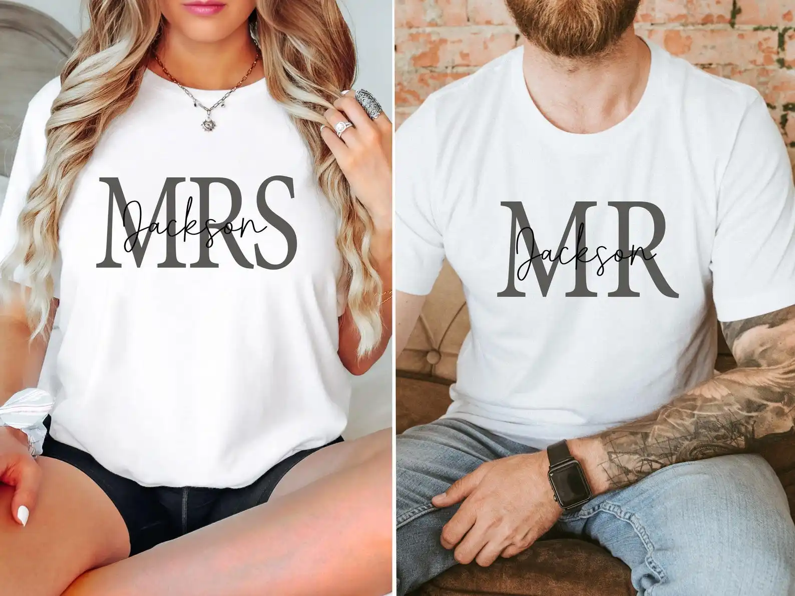 Personalized Mr & Mrs Family Name Shirt Matching Family Valentines Wedding Gifts Wifey Hubby Shirt Anniversary Couple Uniforms
Personalized Mr & Mrs Family Name Shirt Matching Family Valentines Wedding Gifts Wifey Hubby Shirt Anniversary Couple Uniforms