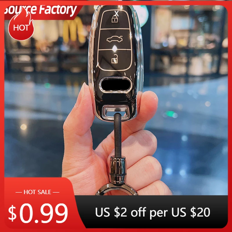 Car Stickers TPU Car Key Case Remote Cover Shell Holder Housing Fob For Audi A3L A4L A5 A6L Q4 e-tron A7L Q5 Q6 RS6 RS7 TTS
Car Stickers TPU Car Key Case Remote Cover Shell Holder Housing Fob For Audi A3L A4L A5 A6L Q4 e-tron A7L Q5 Q6 RS6 RS7 TTS
