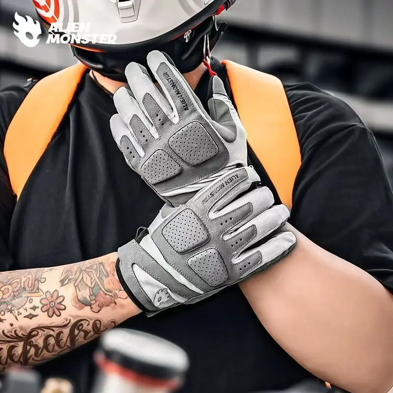 Летние мотоциклетные перчатки с дышащей сеткой, мужское оборудование для локомотива, сенсорный экран, тонкие четыре сезона
Летние мотоциклетные перчатки с дышащей сеткой, мужское оборудование для локомотива, сенсорный экран, тонкие четыре сезона