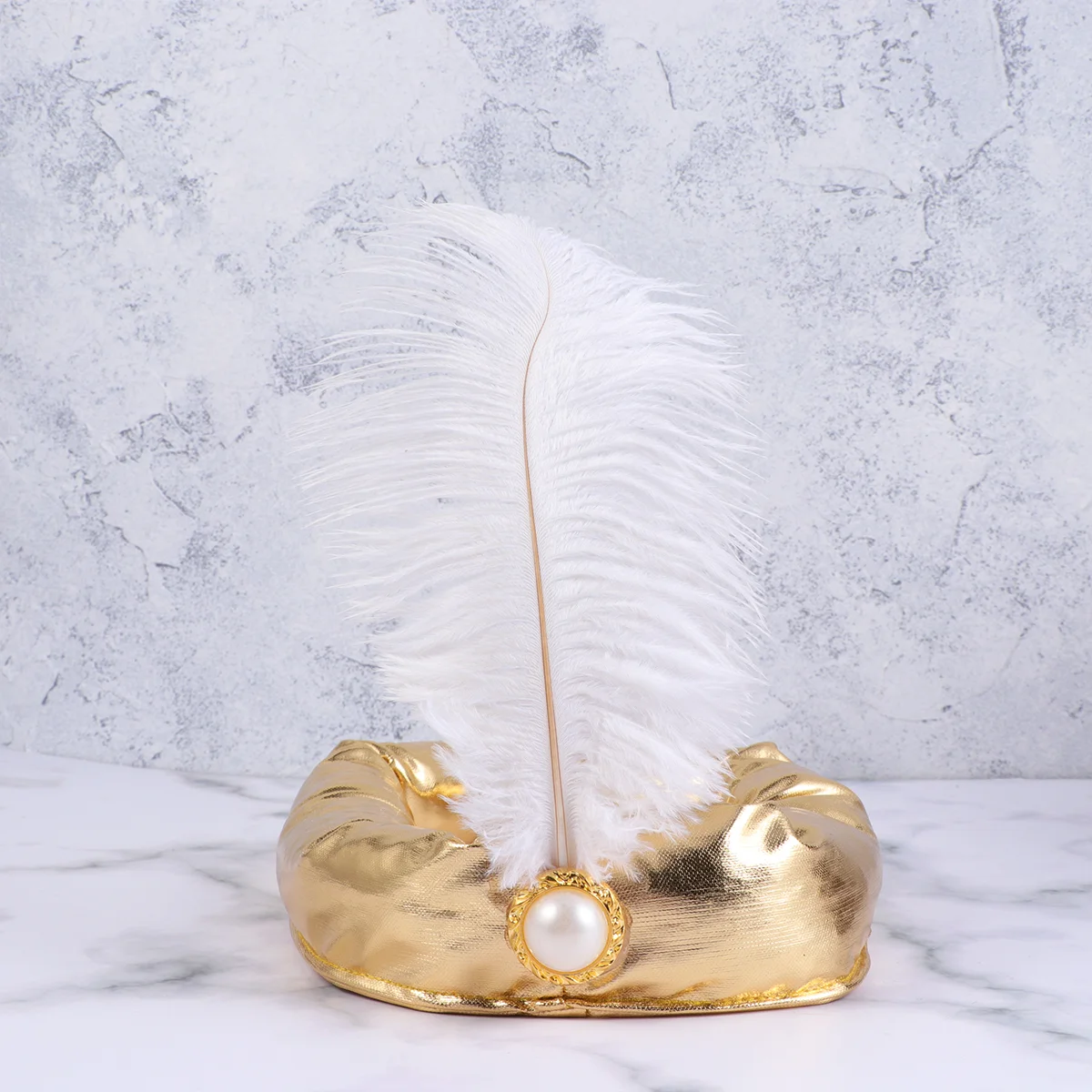 Indian Prince Hat for Boy Halloween Kings Arab Headwear Cloth Fine Workmanship Comfortable Decoration Attractive Elegant
Indian Prince Hat for Boy Halloween Kings Arab Headwear Cloth Fine Workmanship Comfortable Decoration Attractive Elegant