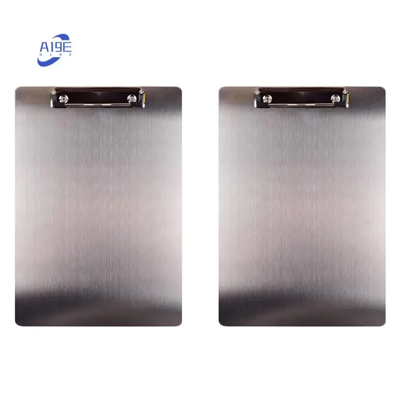 A19E-2X Metal Clipboard Folder A4 Stainless Steel Clip Board Bill Storage Folder Writing File Board Menu Splint For Business
A19E-2X Metal Clipboard Folder A4 Stainless Steel Clip Board Bill Storage Folder Writing File Board Menu Splint For Business
