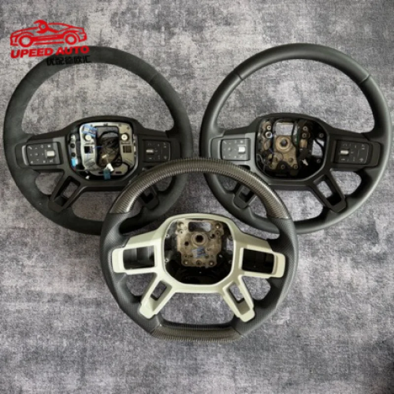 Suitable for 20-21 model Land Rover Defender car steering wheel modification to a full-leather sports SUV steering wheel bodykit
Suitable for 20-21 model Land Rover Defender car steering wheel modification to a full-leather sports SUV steering wheel bodykit