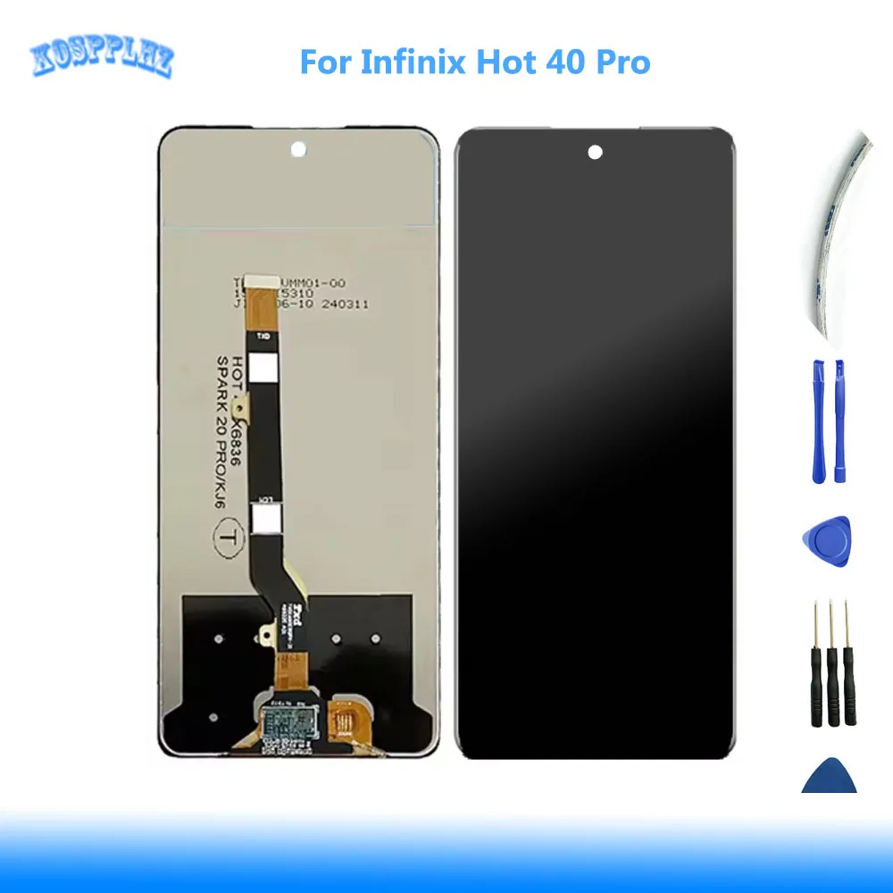 Display Screen Touch Digitizer Sensor Assembly Hot 40pro Replacement For Infinix Hot 40 LCD X6836 LCD Hot 40 Pro LCD X6837
Display Screen Touch Digitizer Sensor Assembly Hot 40pro Replacement For Infinix Hot 40 LCD X6836 LCD Hot 40 Pro LCD X6837