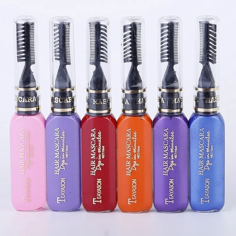 12Color Professional Fashion Disposable Dye Hair Mascara Brush Easy Coloring Quick-Drying Personal Salon Use mini TSLM2
12Color Professional Fashion Disposable Dye Hair Mascara Brush Easy Coloring Quick-Drying Personal Salon Use mini TSLM2