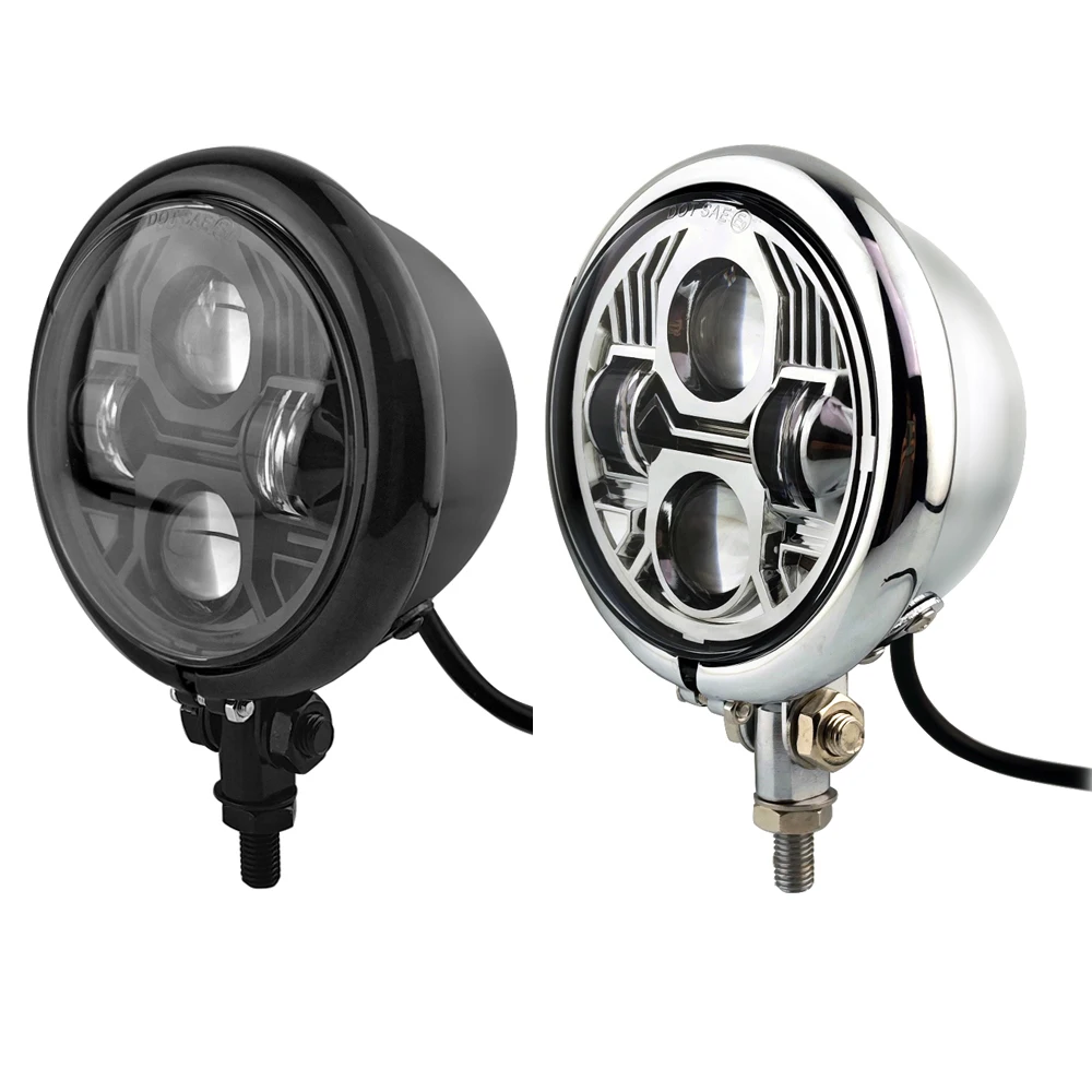 4.5" Headlight Round LED Motorcycle Custom Vintage LED Spot Lamp For Harley Chopper Bobber
4.5" Headlight Round LED Motorcycle Custom Vintage LED Spot Lamp For Harley Chopper Bobber