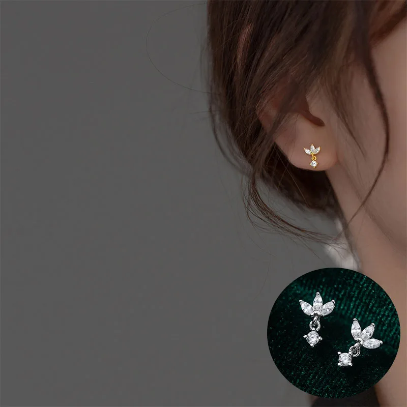 100% 925 Sterling Silver Zircon Geometric Earrings for Woman Girl Simple Fashion Lucky Design Jewelry Party Gift Dropshipping
100% 925 Sterling Silver Zircon Geometric Earrings for Woman Girl Simple Fashion Lucky Design Jewelry Party Gift Dropshipping