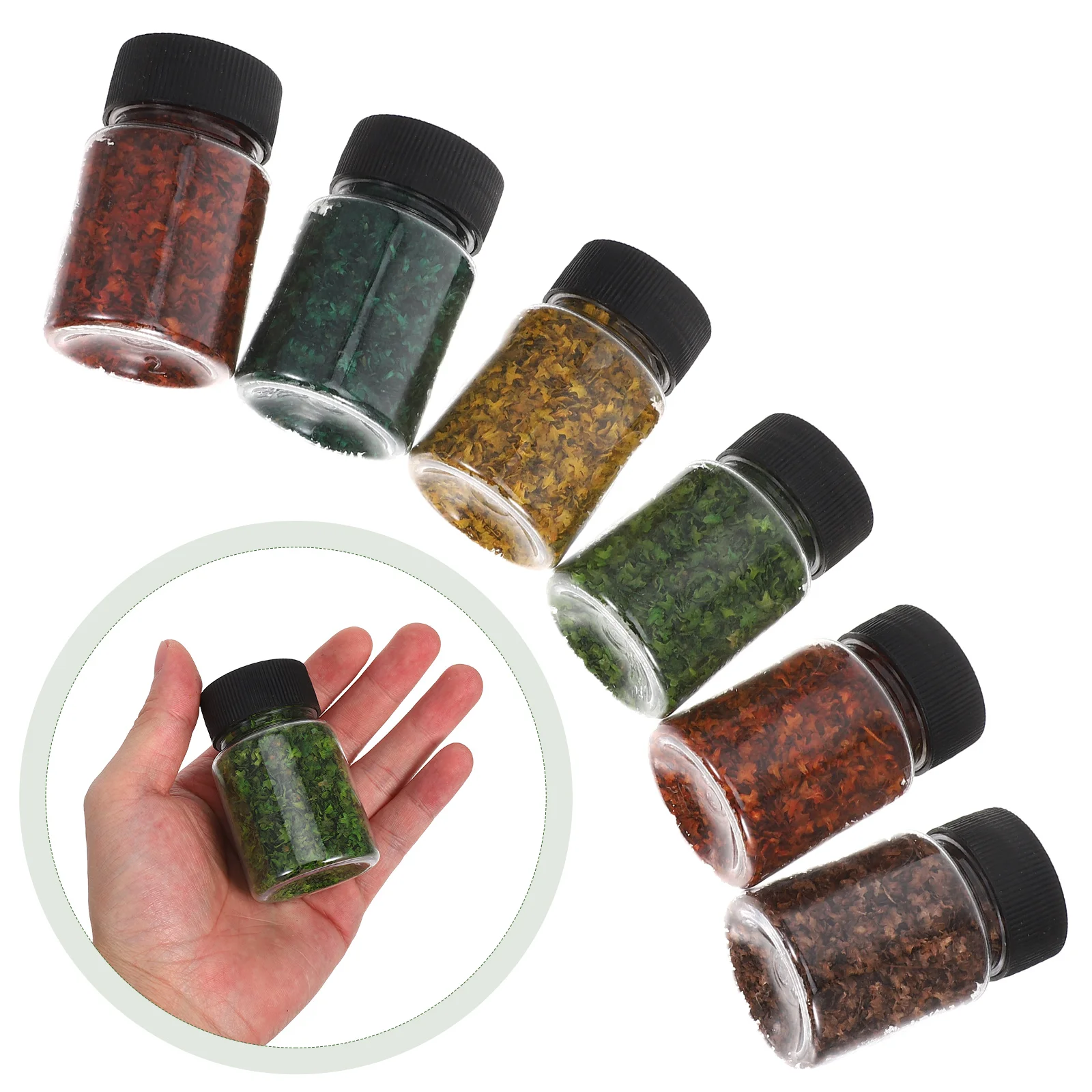 6 Bottles Realistic Miniature Leaves Simulation for DIY Fairy Garden Diorama Supplies Railroad Layout Autumn Maple Leaf Decor
6 Bottles Realistic Miniature Leaves Simulation for DIY Fairy Garden Diorama Supplies Railroad Layout Autumn Maple Leaf Decor