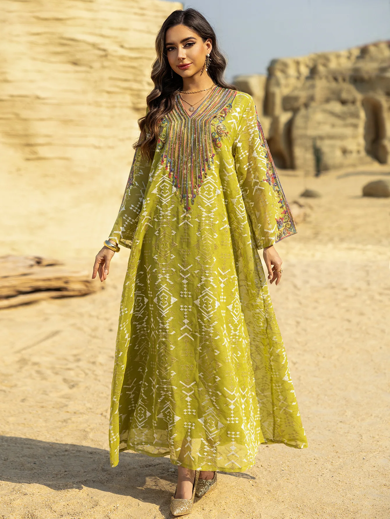 Eid Mubarak Muslim Women Sequins Embroidery Dress Abayas Dubai Turkey Kaftan Ramadan Jalabiya Caftan Party Dresses Femme Vestido
Eid Mubarak Muslim Women Sequins Embroidery Dress Abayas Dubai Turkey Kaftan Ramadan Jalabiya Caftan Party Dresses Femme Vestido