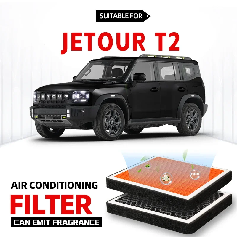 For Jetour T2 Cabin filter Air Filter Activated Carbon Air Conditioning Filter with Fragrance to Purify Car Cabin Air
For Jetour T2 Cabin filter Air Filter Activated Carbon Air Conditioning Filter with Fragrance to Purify Car Cabin Air