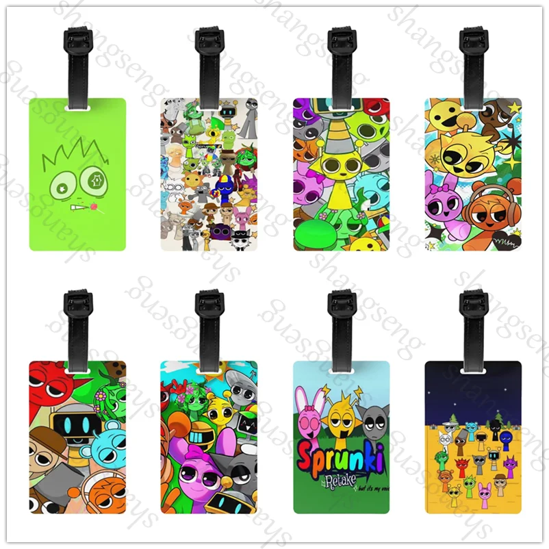 1pcs Security Luggage Tag PVC Suitcase Label Business Card Holder/Travel Document Label Tie-dyed Cartoon Sprunki
1pcs Security Luggage Tag PVC Suitcase Label Business Card Holder/Travel Document Label Tie-dyed Cartoon Sprunki