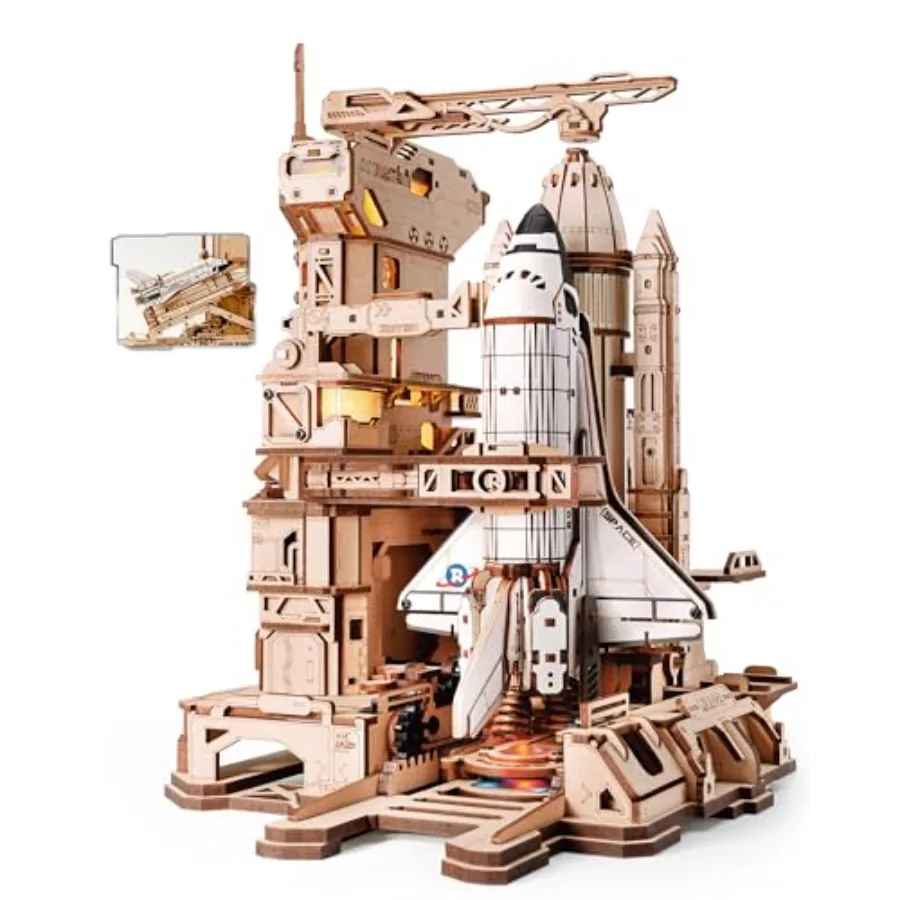 3D Puzzles for Adults Space Shuttle, Interactive DIY Building Model with Lighting, Airplane Wooden Puzzles, Desk Decor, Enginee
3D Puzzles for Adults Space Shuttle, Interactive DIY Building Model with Lighting, Airplane Wooden Puzzles, Desk Decor, Enginee