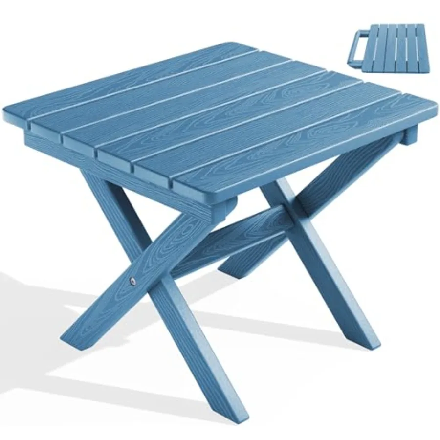 Folding Adirondack Side Table for camping and garden, weather-resistant polywood, classic gray, lightweight and portable with b
Folding Adirondack Side Table for camping and garden, weather-resistant polywood, classic gray, lightweight and portable with b