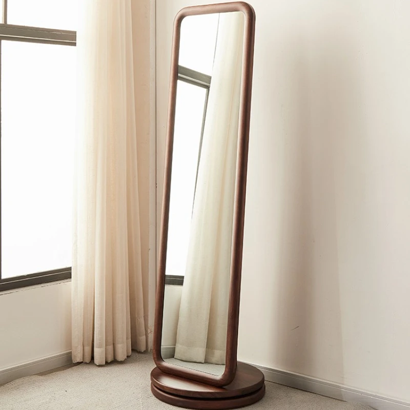 Full-length mirror, full-body floor solid wood rotatable, household entrance, hats and hangers, integrated bedroom fitting
Full-length mirror, full-body floor solid wood rotatable, household entrance, hats and hangers, integrated bedroom fitting