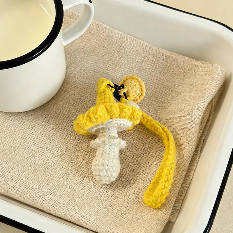 Hand-Crocheted Mushroom Hanging Decoration Amigurumi Unique Gift Idea
Hand-Crocheted Mushroom Hanging Decoration Amigurumi Unique Gift Idea
