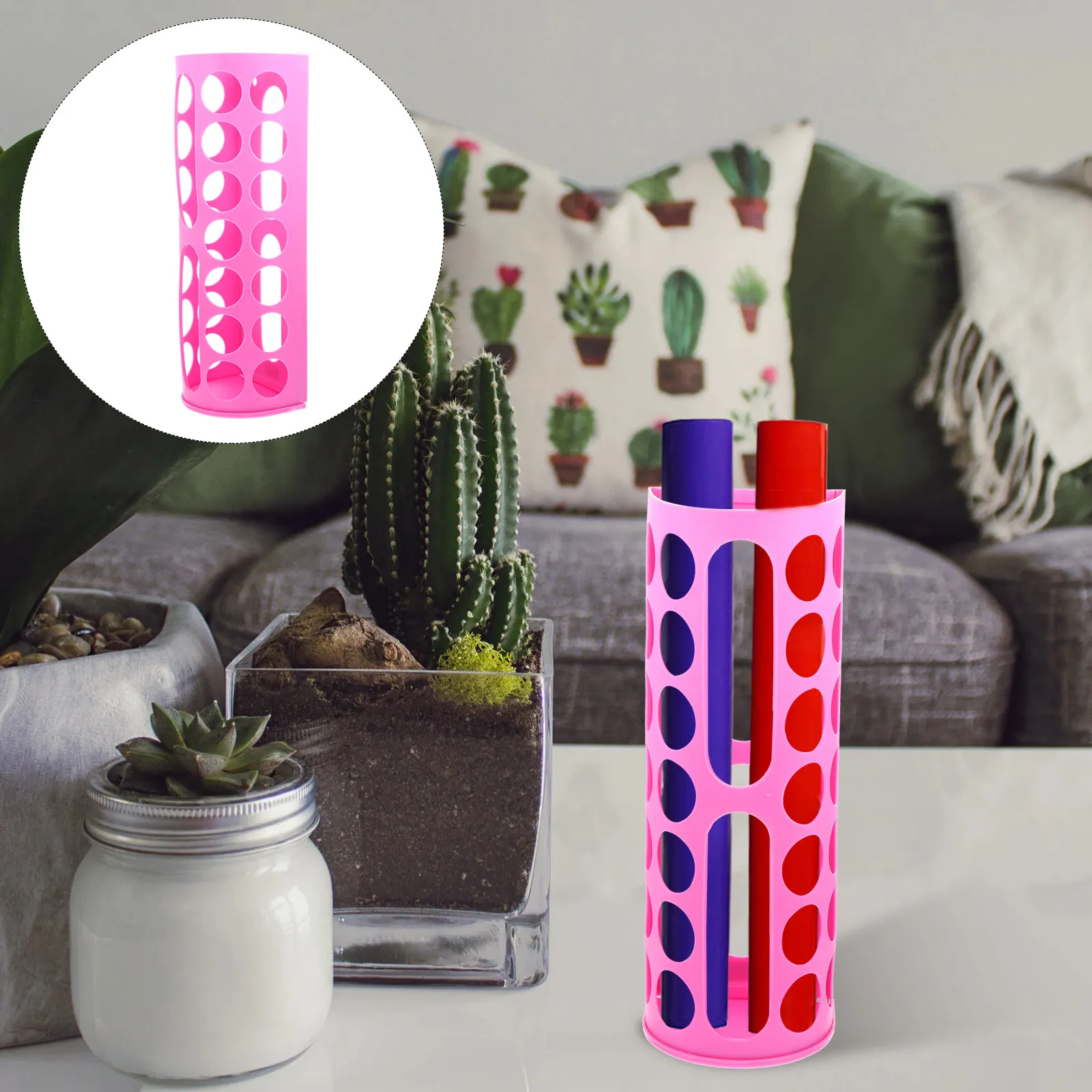 14-Holes Vinyl Storage Rack Elegant Long-Lasting Plastic Roll Paper Holder for Craft Room Paper Organization System
14-Holes Vinyl Storage Rack Elegant Long-Lasting Plastic Roll Paper Holder for Craft Room Paper Organization System