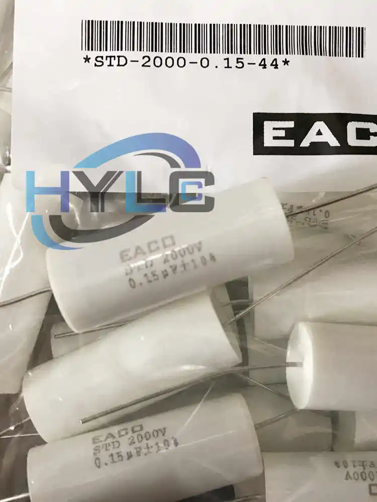 10 шт. 100% новый оригинальный поглощающий конденсатор STD-2000-0,15-44 2000 В 0,15 мкФ пленочный конденсатор постоянного тока 154 К
10 шт. 100% новый оригинальный поглощающий конденсатор STD-2000-0,15-44 2000 В 0,15 мкФ пленочный конденсатор постоянного тока 154 К