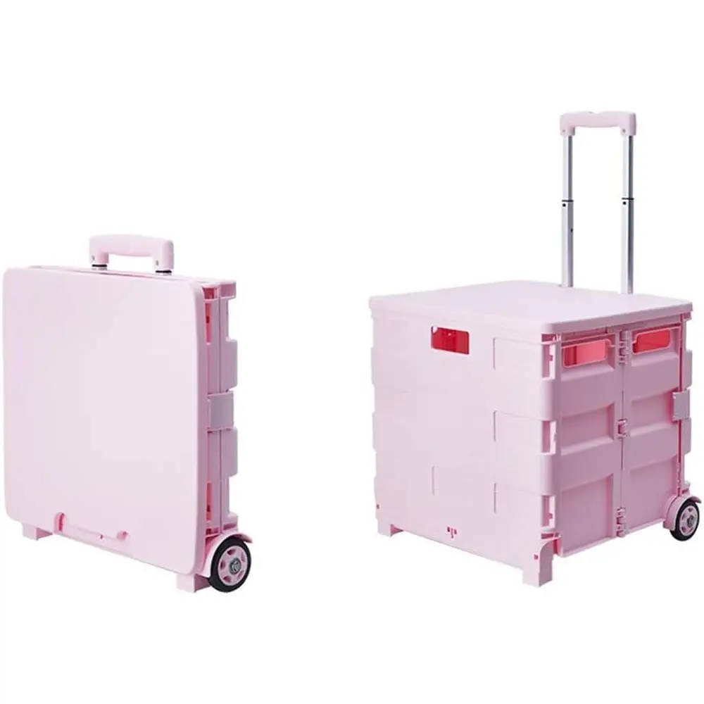 Розовая складная тележка-трансформер 75 л – вместительная двухколесная тележка для покупок, внедорожников и кемпинга
Розовая складная тележка-трансформер 75 л – вместительная двухколесная тележка для покупок, внедорожников и кемпинга