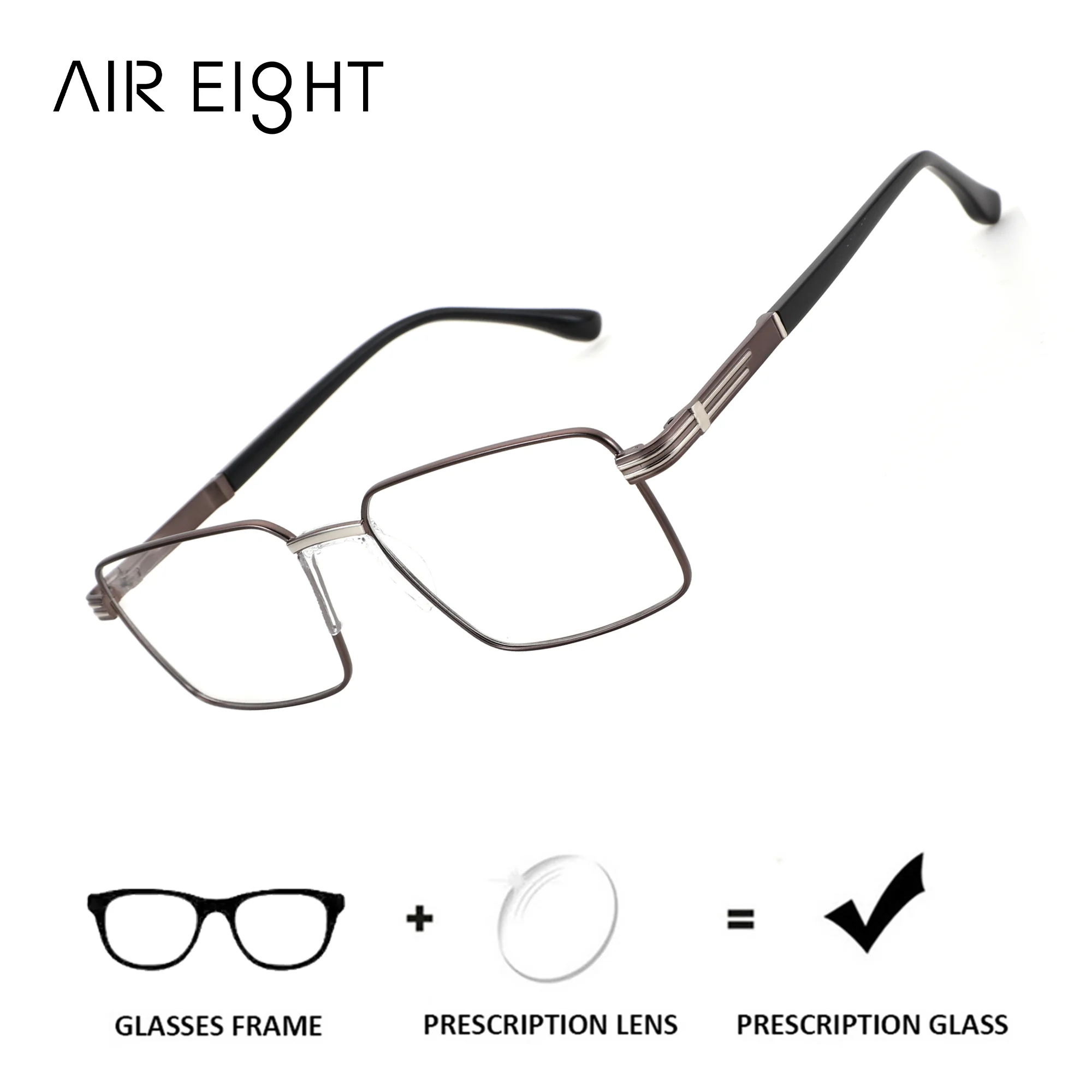 AIR EIGHT Square Prescription Glasses Men Myopia Progressive Optical Lenses With Recipe Photochromic Eyewear
AIR EIGHT Square Prescription Glasses Men Myopia Progressive Optical Lenses With Recipe Photochromic Eyewear