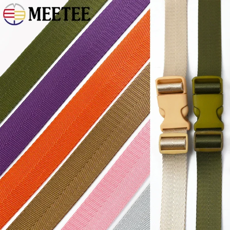10M 20-50mm Nylon Webbing Strap High Quality Ribbon Tape for Backpack Bag Straps Seat Belt Sewing Bias Banding DIY Accessories
10M 20-50mm Nylon Webbing Strap High Quality Ribbon Tape for Backpack Bag Straps Seat Belt Sewing Bias Banding DIY Accessories