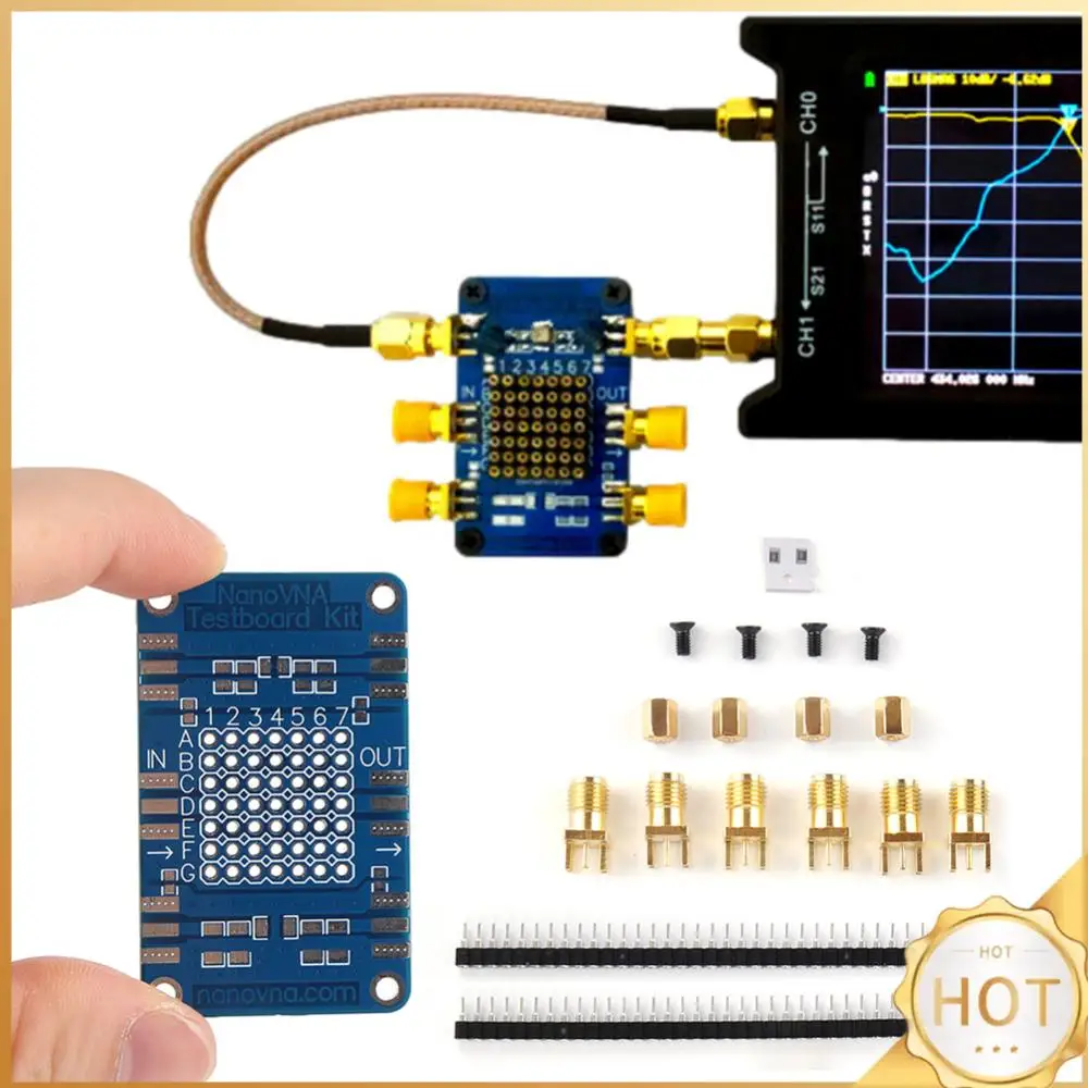 Testing Board High Accuracy Test Demo Board VNA Test Board for Vector Network Analyzer
Testing Board High Accuracy Test Demo Board VNA Test Board for Vector Network Analyzer