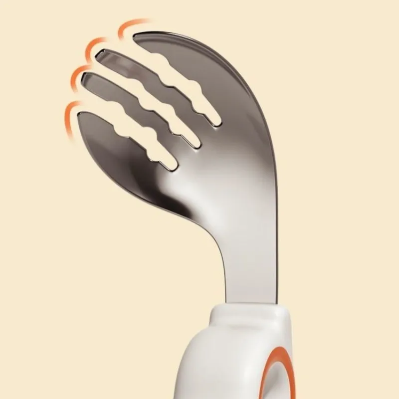 1Pcs Baby Eating Training Soft Silicone Fork Spoon Short Handle Baby Easy To Grip 316 Stainless Steel Fork Spoons Tableware
1Pcs Baby Eating Training Soft Silicone Fork Spoon Short Handle Baby Easy To Grip 316 Stainless Steel Fork Spoons Tableware