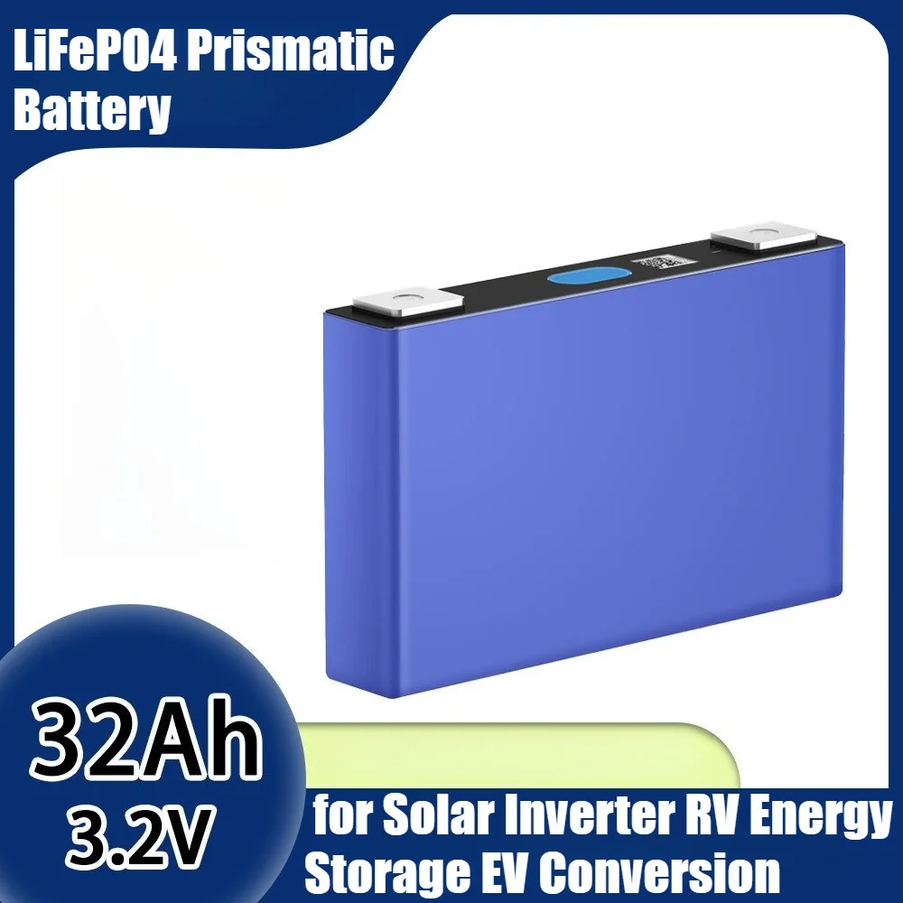 Призматический аккумулятор LiFePO4 3,2 В, 32 Ач — аккумулятор LFP большой емкости для солнечного инвертора, хранения энергии в автофургоне, преобразование электромобилей
Призматический аккумулятор LiFePO4 3,2 В, 32 Ач — аккумулятор LFP большой емкости для солнечного инвертора, хранения энергии в автофургоне, преобразование электромобилей