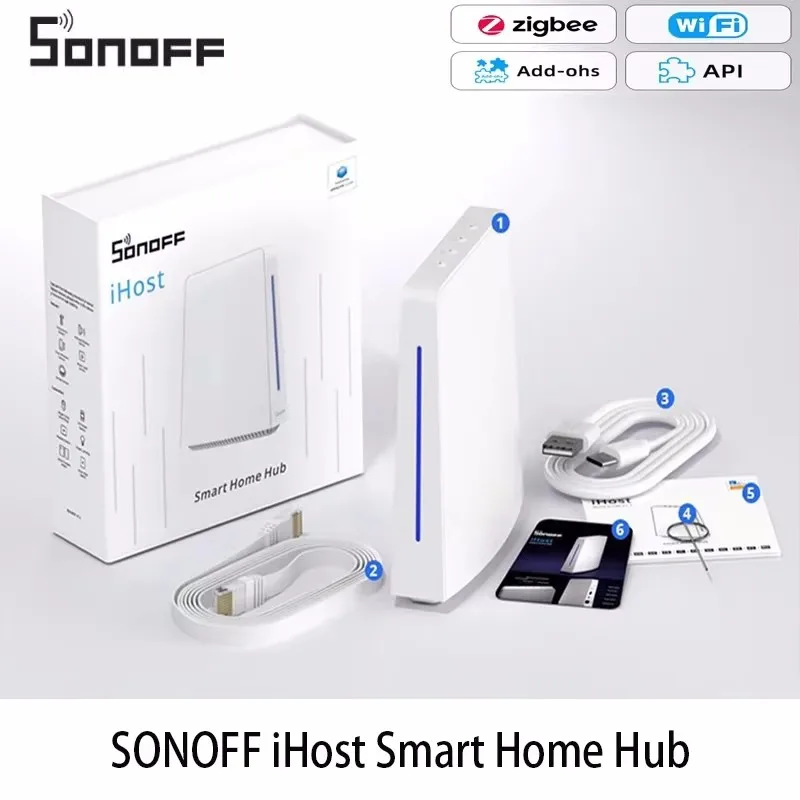 Sonoff Ihost Sonoff Zigbee Gateway Smart Home Hub Ihost Sonoff 4 ГБ 2 ГБ Управление локальным сервером Открытое хранилище данных API Powered Type-C
Sonoff Ihost Sonoff Zigbee Gateway Smart Home Hub Ihost Sonoff 4 ГБ 2 ГБ Управление локальным сервером Открытое хранилище данных API Powered Type-C