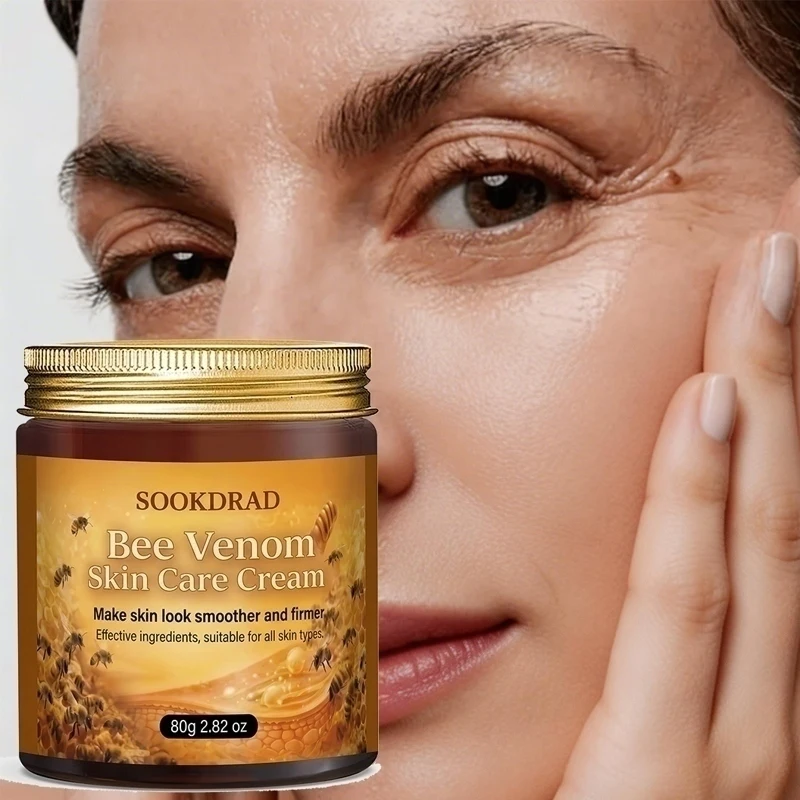 Bee Venom Skin Care Cream, Bee Venom Extract & Collagen, Smooth Firm Skin, Face Neck Body, Unisex, 80g/2.82oz, All Skin Types, D
Bee Venom Skin Care Cream, Bee Venom Extract & Collagen, Smooth Firm Skin, Face Neck Body, Unisex, 80g/2.82oz, All Skin Types, D