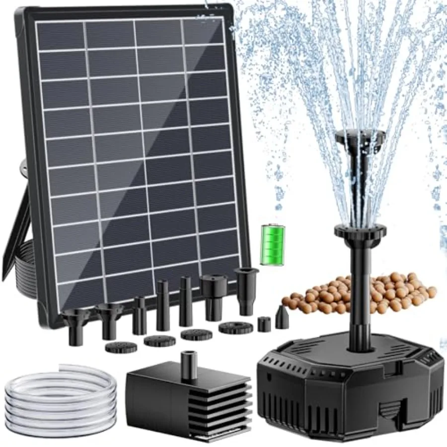 Solar Pond Filter with Battery Backup Solar Pond Filter with Water Pump Pond Pump with Shortage Protection For Small Pond Bird
Solar Pond Filter with Battery Backup Solar Pond Filter with Water Pump Pond Pump with Shortage Protection For Small Pond Bird