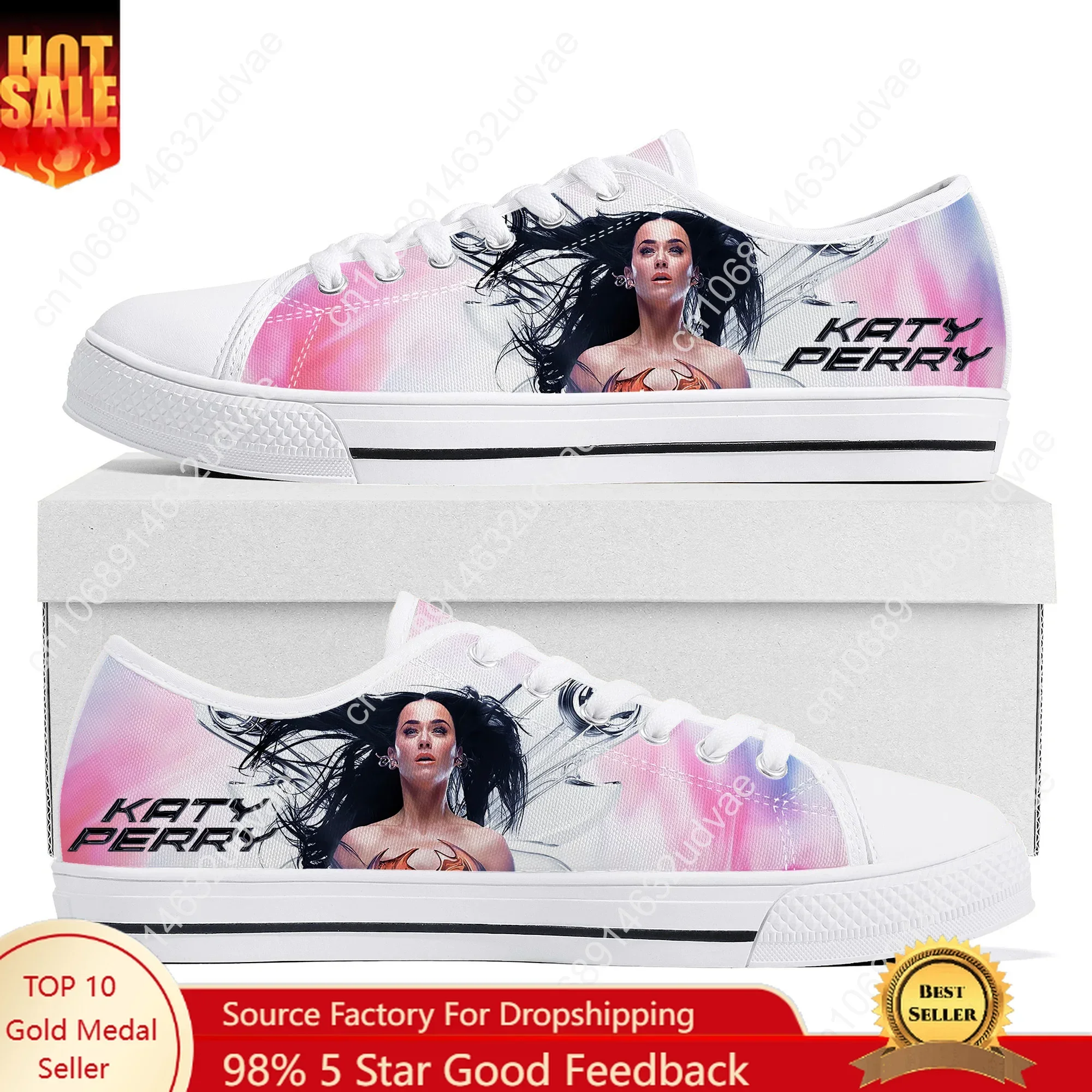 Katy Perry Low Top Sneakers Mens Womens Teenager High Quality Canvas Sneaker 3D Print Casual Couple Shoes Personalized Shoe
Katy Perry Low Top Sneakers Mens Womens Teenager High Quality Canvas Sneaker 3D Print Casual Couple Shoes Personalized Shoe
