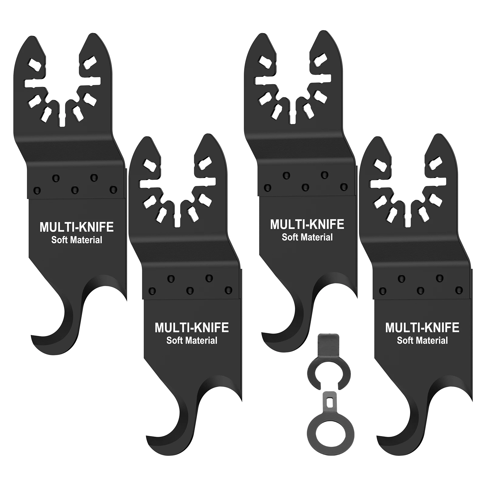 4 шт., осциллирующий многофункциональный инструмент, набор лезвий для ножей, высокоуглеродистая сталь, универсальная осциллирующая пила, лезвие с 2 адаптерами для резки
4 шт., осциллирующий многофункциональный инструмент, набор лезвий для ножей, высокоуглеродистая сталь, универсальная осциллирующая пила, лезвие с 2 адаптерами для резки