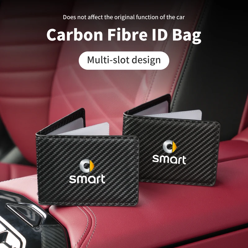 Carbon Car Card Holder ID Bag Coin Purse Driver's License Pouch For Smart Fortwo 451 450 453 Forfour EQ Cabrio Crossblade ROADST
Carbon Car Card Holder ID Bag Coin Purse Driver's License Pouch For Smart Fortwo 451 450 453 Forfour EQ Cabrio Crossblade ROADST