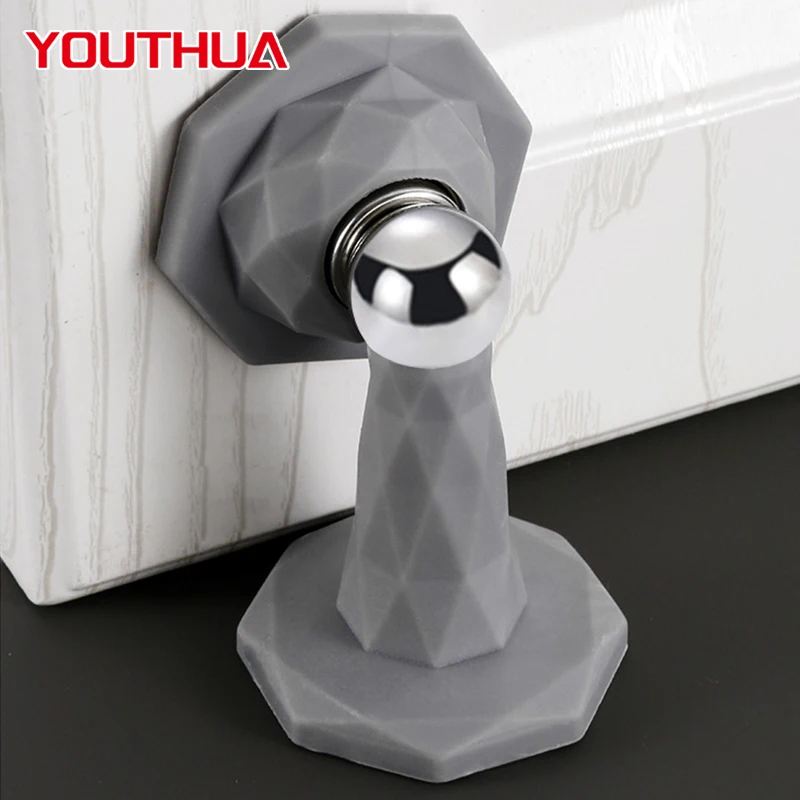 No Punching Silicone Door Stops Bedroom Bathroom Door Thickened Anti-collision Door Stop Household Strong Magnetic Door Stopper
No Punching Silicone Door Stops Bedroom Bathroom Door Thickened Anti-collision Door Stop Household Strong Magnetic Door Stopper